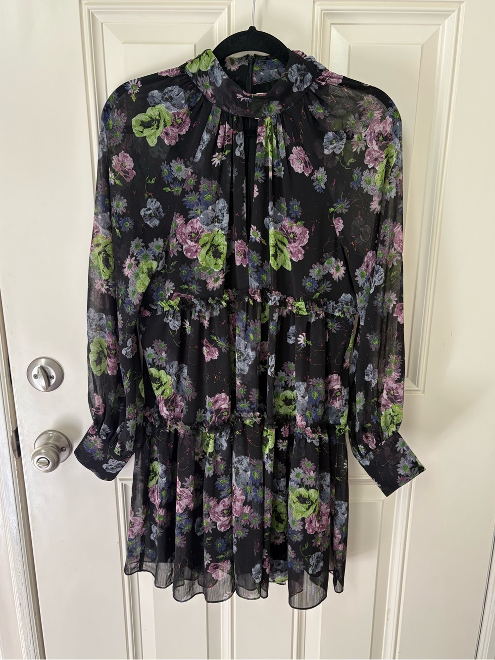 Cinq a Sept Midnight Bloom Revina Dress Size 6